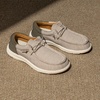 Bruno Marc Men’s Arch Support Casual Slip-on Shoes Loafers(Sand/Green)