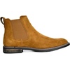 Bruno Marc Men’s Classic Chelsea Ankle Dress Boots(Camel)