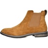 Bruno Marc Men’s Classic Chelsea Ankle Dress Boots(Camel)