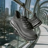Bruno Marc Men’s Cushionix Stride Casual Sneakers(Black)