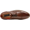 Bruno Marc Men’s Dress Shoes(Wingtip Dark Brown)