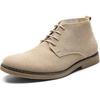 Bruno Marc Men’s Classic Suede Dress Chukka Boots(Natural)