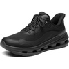 Bruno Marc Men’s Cushionix Stride Casual Sneakers(Black)