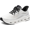 Bruno Marc Men’s Cushionix Stride Casual Sneakers(White/Black)