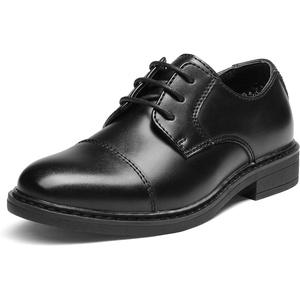 Bruno Marc Boy’s Dress Oxford Formal Shoes(Black)