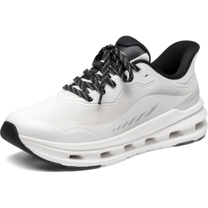 Bruno Marc Men’s Cushionix Stride Casual Sneakers(White/Black)