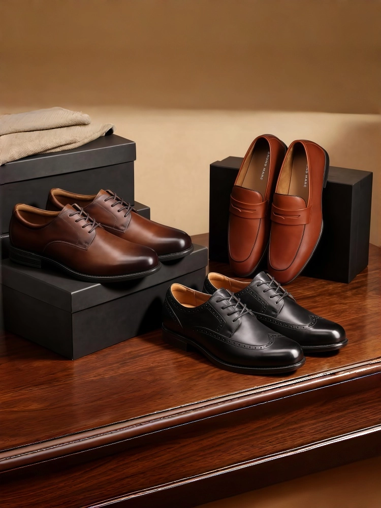 BRUNOMARC MEN’S BUSINESS CASUAL SHOES AND MENSFASHION