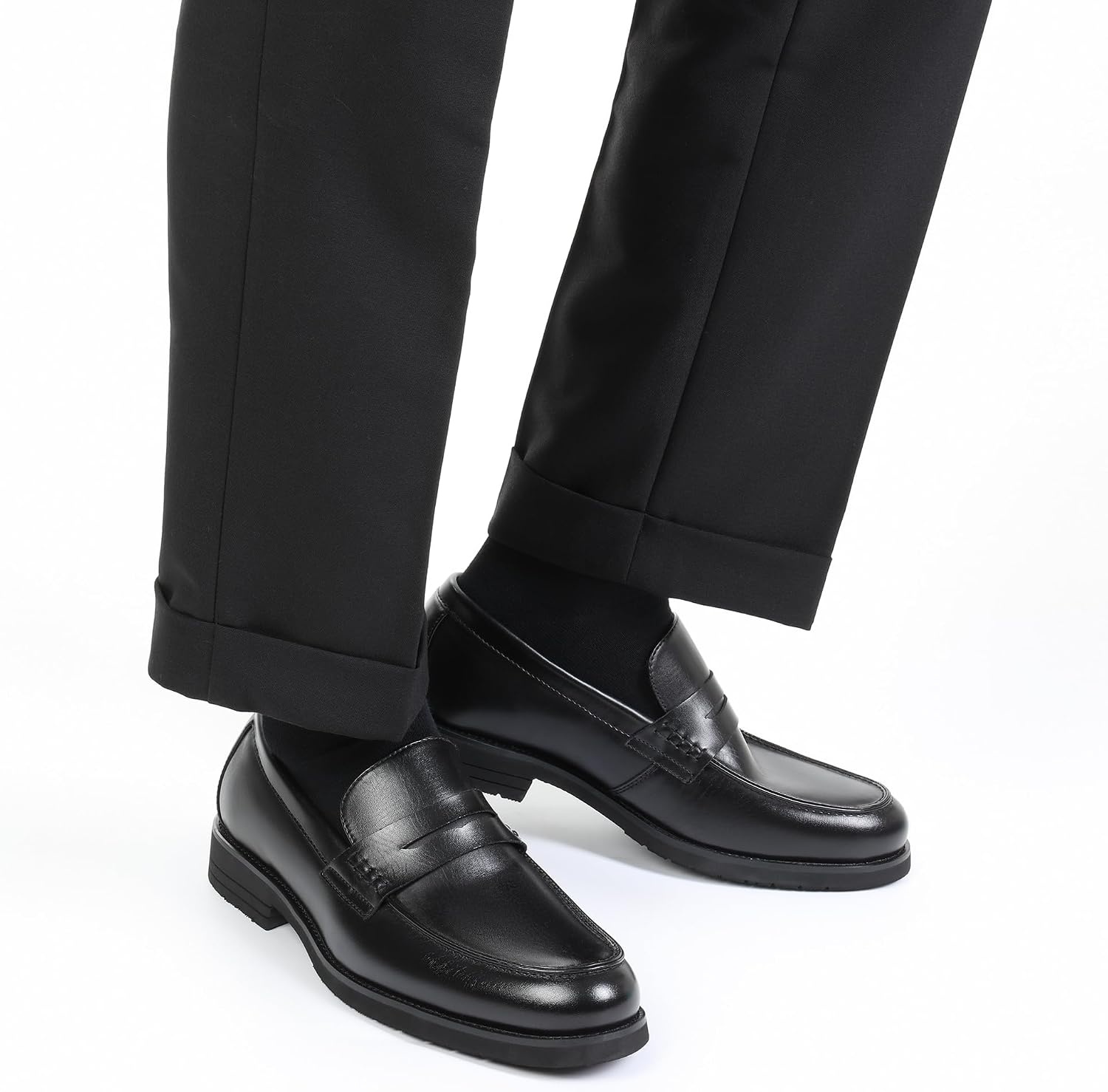 image:imageBruno Marc Mens Dress Slipon Penny Loafers Formal ShoesBlack