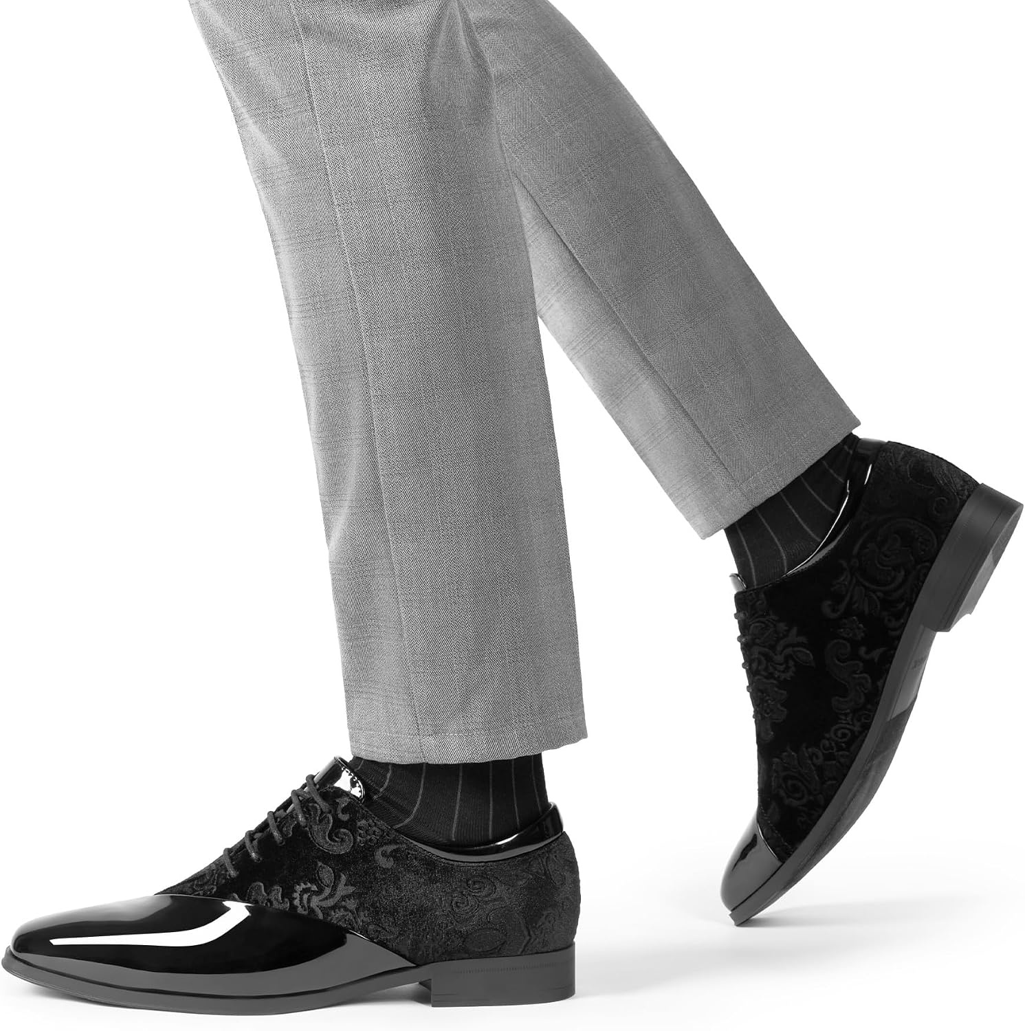 image:imageBruno Marc Mens Dress Tuxedo Patent Formal OxfordBlack