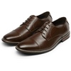 Bruno Marc Men’s Classic Modern Oxford Dress Shoes(Dark Brown)