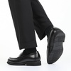 Bruno Marc Men’s Dress Slip-on Penny Loafers Formal Shoes(Black)