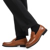 Bruno Marc Men’s Dress Slip-on Penny Loafers Formal Shoes(Brown)