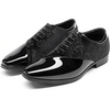 Bruno Marc Men’s Dress Tuxedo Patent Formal Oxford(Black)