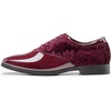 Bruno Marc Men’s Dress Tuxedo Patent Formal Oxford(Dark Red)