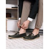 Bruno Marc Men’s Driving Loafers Moccasins Shoes(Black)