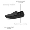 Bruno Marc Men’s Slip-on Penny Loafers Driving Shoes(Black)