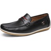 Bruno Marc Men’s Driving Loafers Moccasins Shoes(Black)