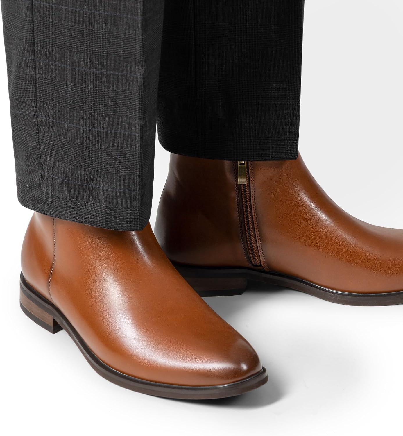 image:imageBruno Marc Mens Chelsea Boots Zip Ankle Dress BootBrown