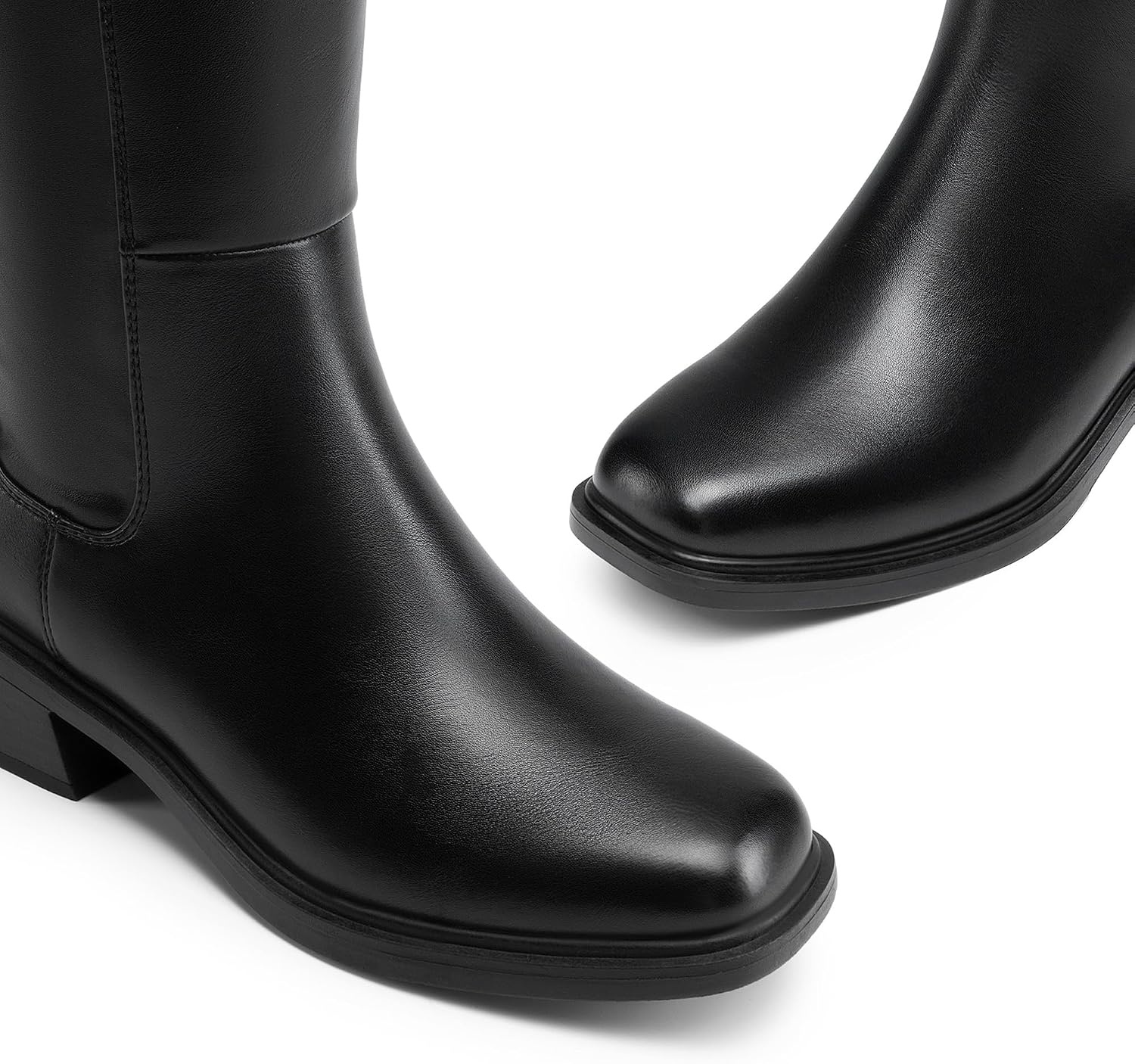 image:imageDREAM PAIRS Womens Knee High Riding Tall BootsBlack