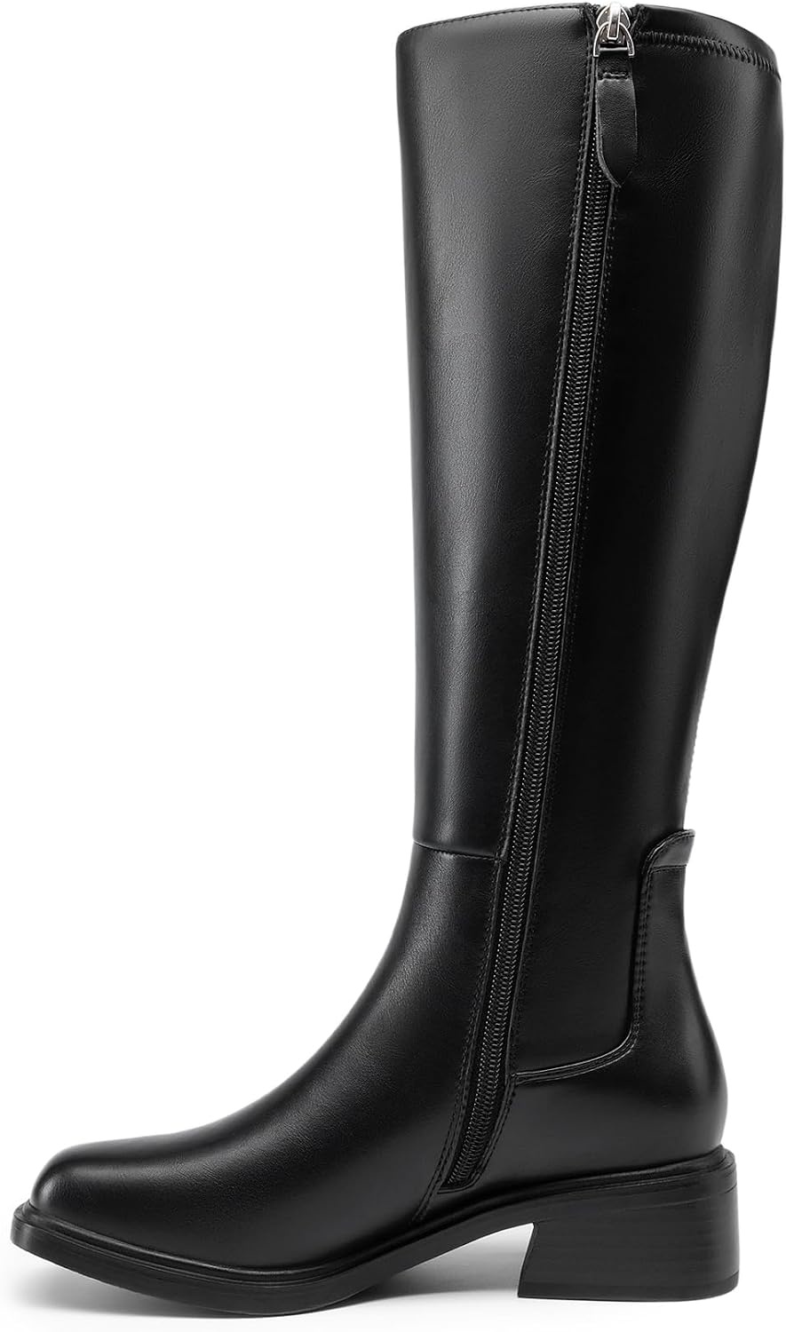 image:imageDREAM PAIRS Womens Knee High Riding Tall BootsBlack