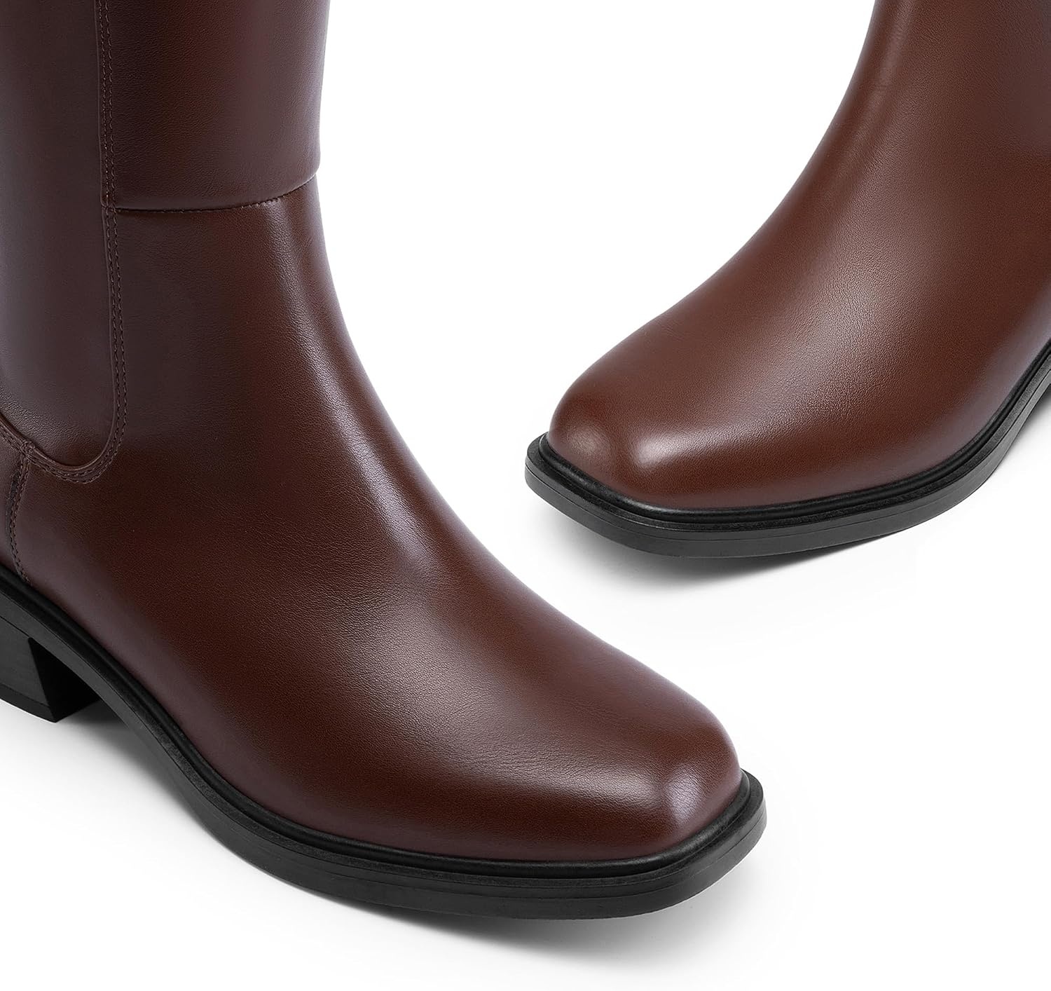 image:imageDREAM PAIRS Womens Knee High Riding Tall BootsBrown