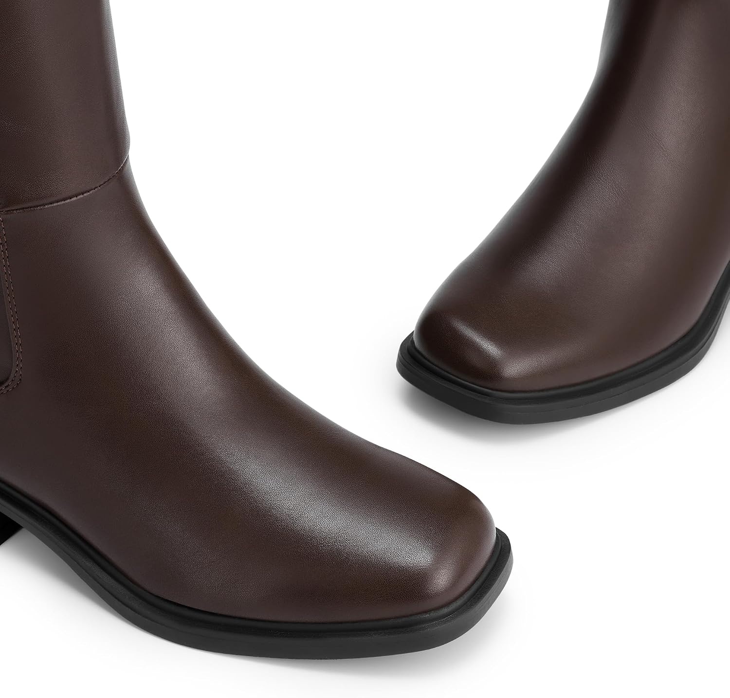 image:imageDREAM PAIRS Womens Knee High Riding Tall BootsDark Brown