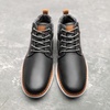 Bruno Marc Men’s Mid Top Chukka Sneaker Dress Boot(Dark/Grey)