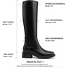 DREAM PAIRS Women’s Knee High Riding Tall Boots(Black)