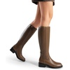 DREAM PAIRS Women’s Knee High Riding Tall Boots(Khaki)