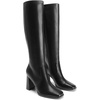 DREAM PAIRS Women’s Knee High Square Toe Heel Boots(Black)