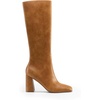 DREAM PAIRS Women’s Knee High Square Toe Heel Boots(Yellow)