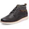 Bruno Marc Men’s Mid Top Chukka Sneaker Dress Boot(Dark/Grey)