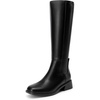 DREAM PAIRS Women’s Knee High Riding Tall Boots(Black)