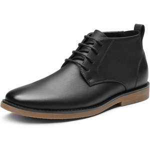 Bruno Marc Men’s Classic Dress Chukka Boots,Black,11