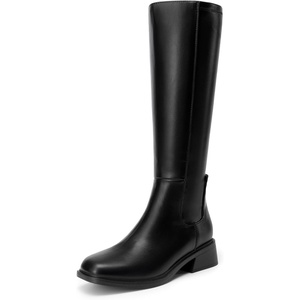 DREAM PAIRS Women’s Knee High Riding Tall Boots(Black)