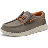 Bruno Marc Boy’s Slip-on Casual Loafers Shoes(Khaki)