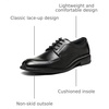 Bruno Marc Men’s Dress Shoes Formal Oxfords(Black)