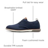 Bruno Marc Men’s Oxfords(Navy)