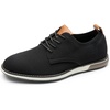 Bruno Marc Men’s Oxfords(Black)