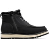 Bruno Marc Men’s Moc Toe Boot Fashion Comfort Casual Fur Lined Winter Wedge Boots Black Size 8.5, SBCH2302M