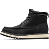 Bruno Marc Men’s Moc Toe Boot Fashion Comfort Casual Fur Lined Winter Wedge Boots Black Size 8.5, SBCH2302M