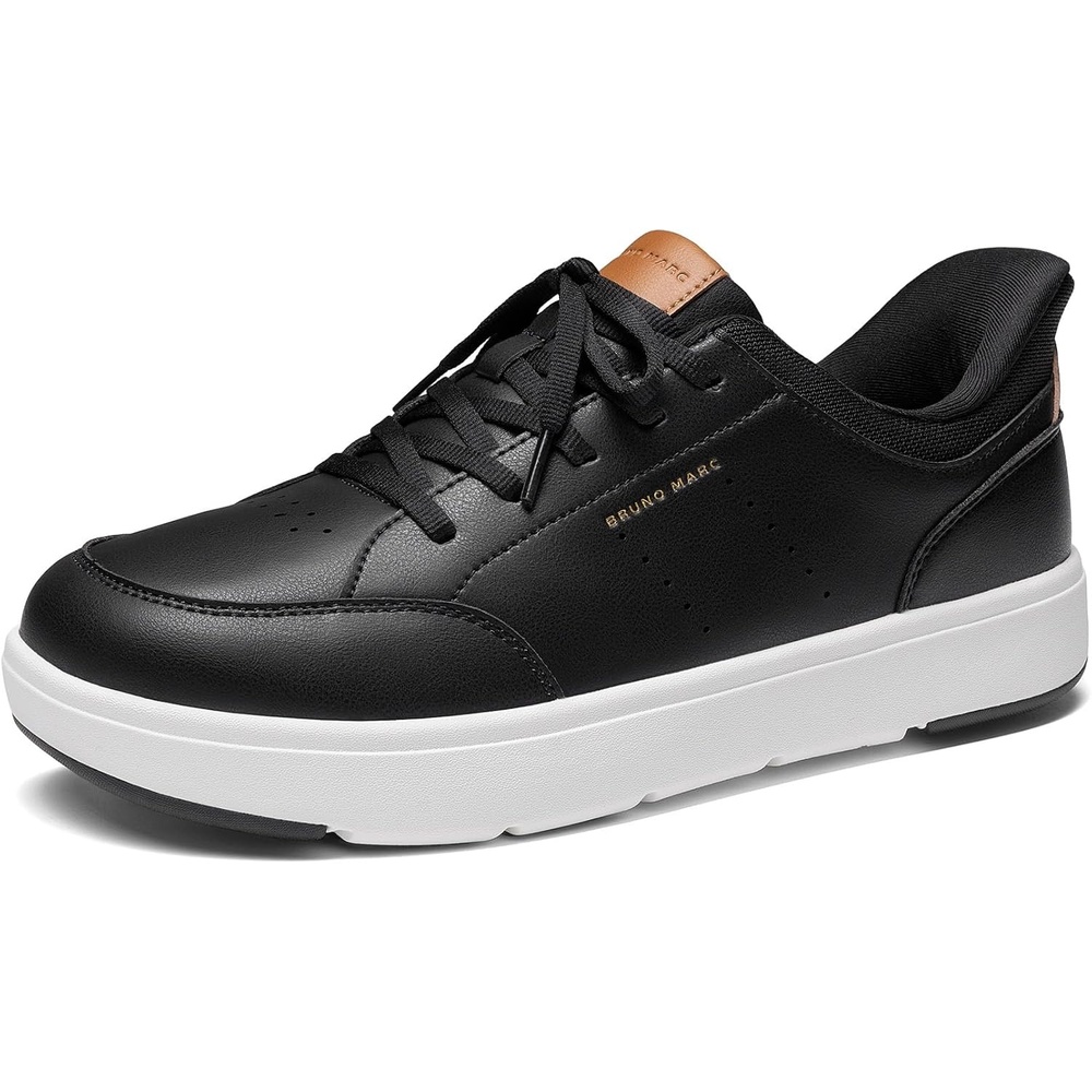 image:imageBruno Marc Mens ListoGo Casual Dress Sneakers Wide Toe ShoesBlack