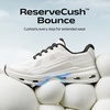 Bruno Marc Men’s Cushionix Stride Comfort Mesh Sneakers(White/Black)