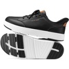 Bruno Marc Men’s ListoGo Casual Dress Sneakers Wide Toe Shoes(Black)