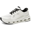 Bruno Marc Men’s Cushionix Stride Comfort Mesh Sneakers(White/Black)