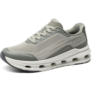 Bruno Marc Men’s Cushionix Stride Comfort Mesh Sneakers(Olive Green)